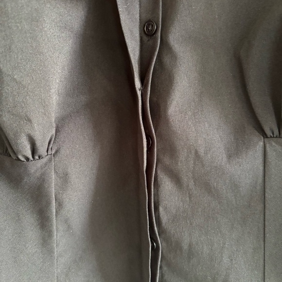 Express Stretch Button Up Shirt Size 11/12 Office Workwear Business Casual - Picture 5 of 14